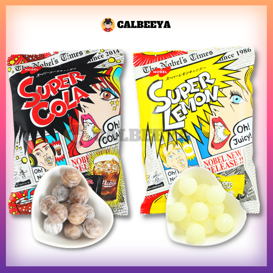 NOBEL Super sour candy 日本超劲酸糖果 88g (Lemon / Cola )