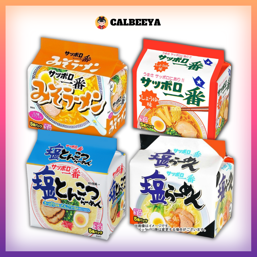 【NON HALAL】SANYO SAPPORO Ichiban Ramen 5P 480g 日本札汤味拉面 -