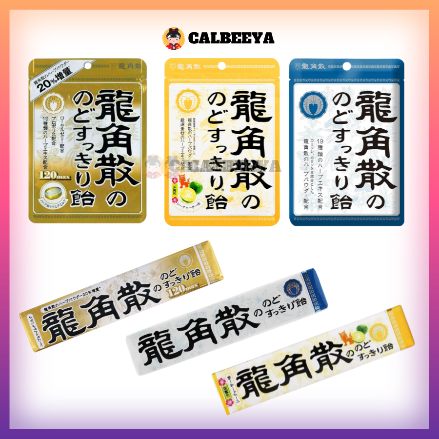 RYUKAKUSAN Stick / Pack candy - 日本龙角散（润喉糖） Japan
