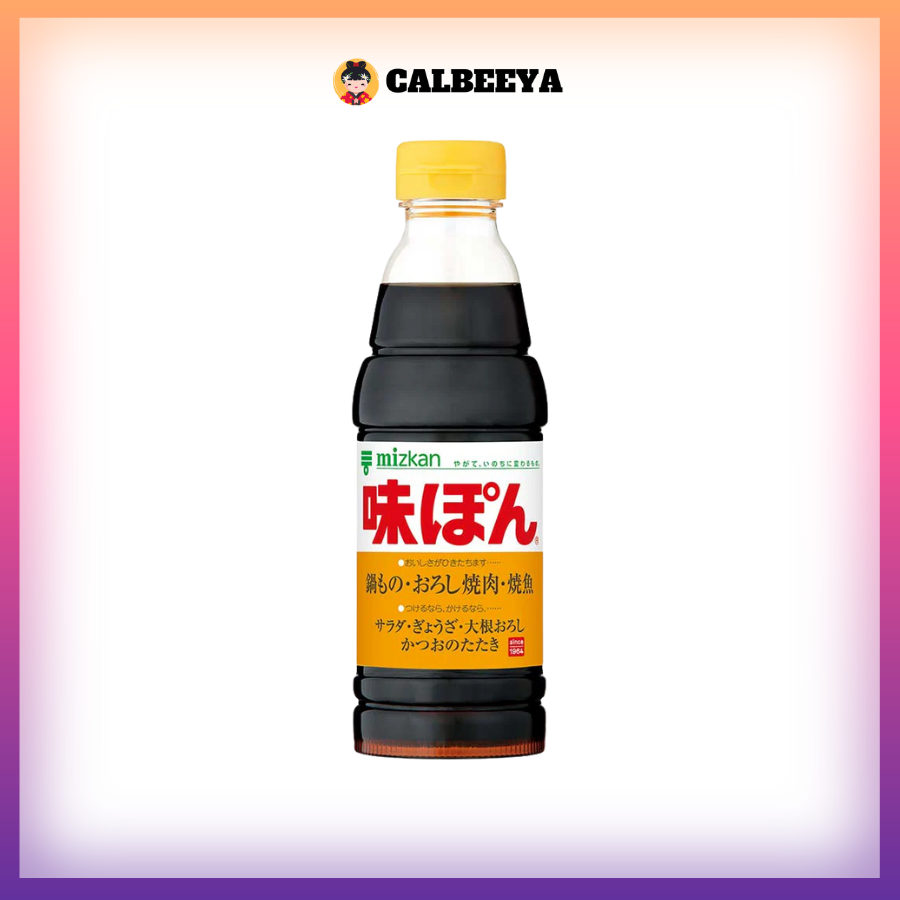 Mizkan Ajipon 360ml Japanese Ponzu Citrus Seasoned Soy Sauce - Japan