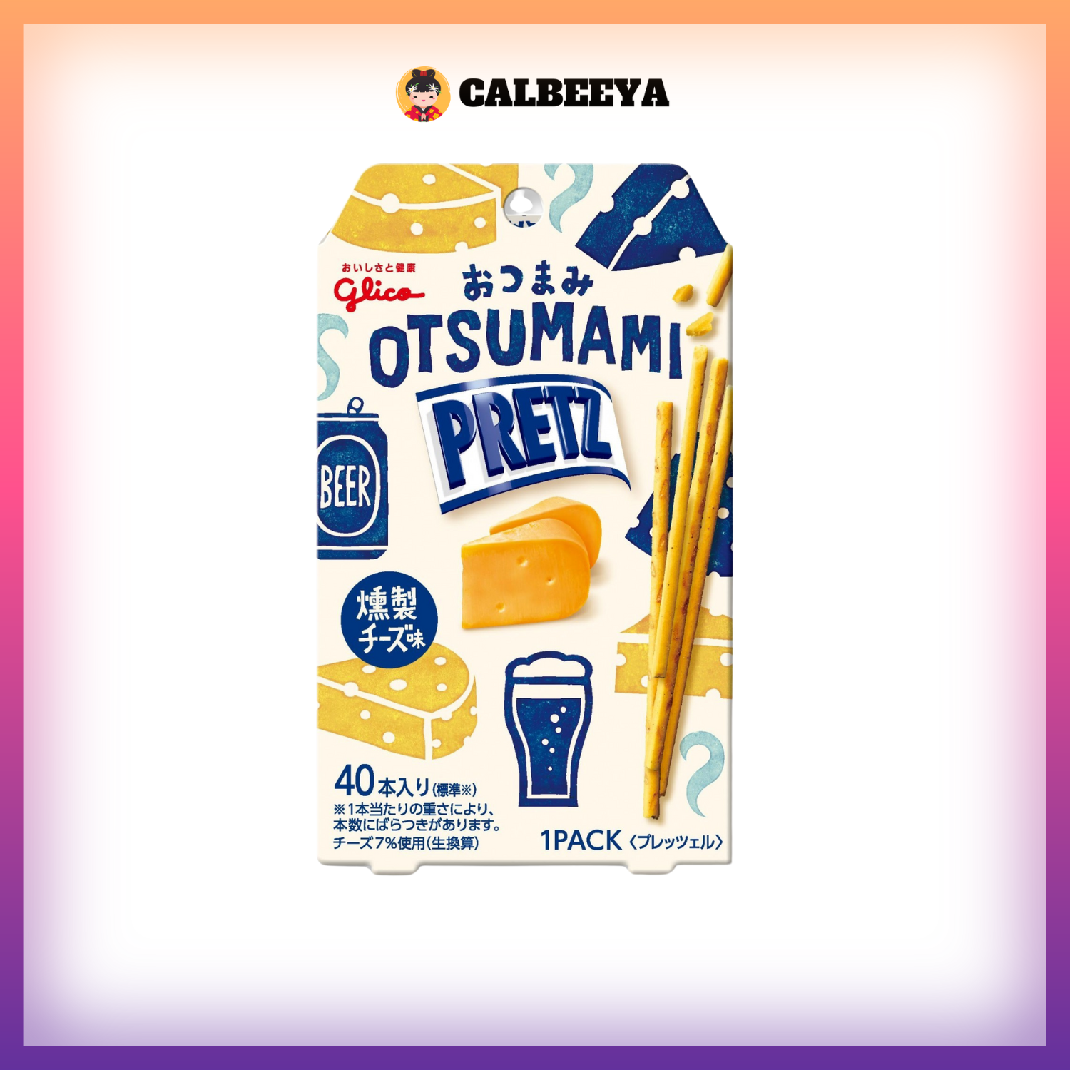 GLICO OTSUMAMI PRETZ Smoked Cheese 24g