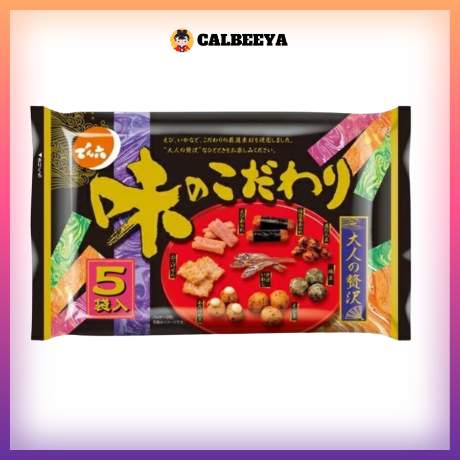 【NON-HALAL】DENROKU AJI NO KODAWARI - 日本8款豆果子仙贝 JAPAN