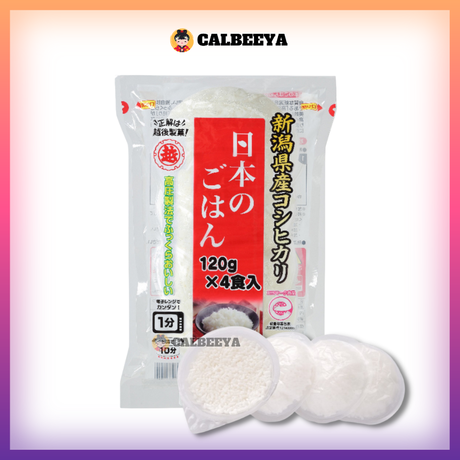 ECHIGO Japanese Instant Rice Nippon No Gohan (120g x 4)