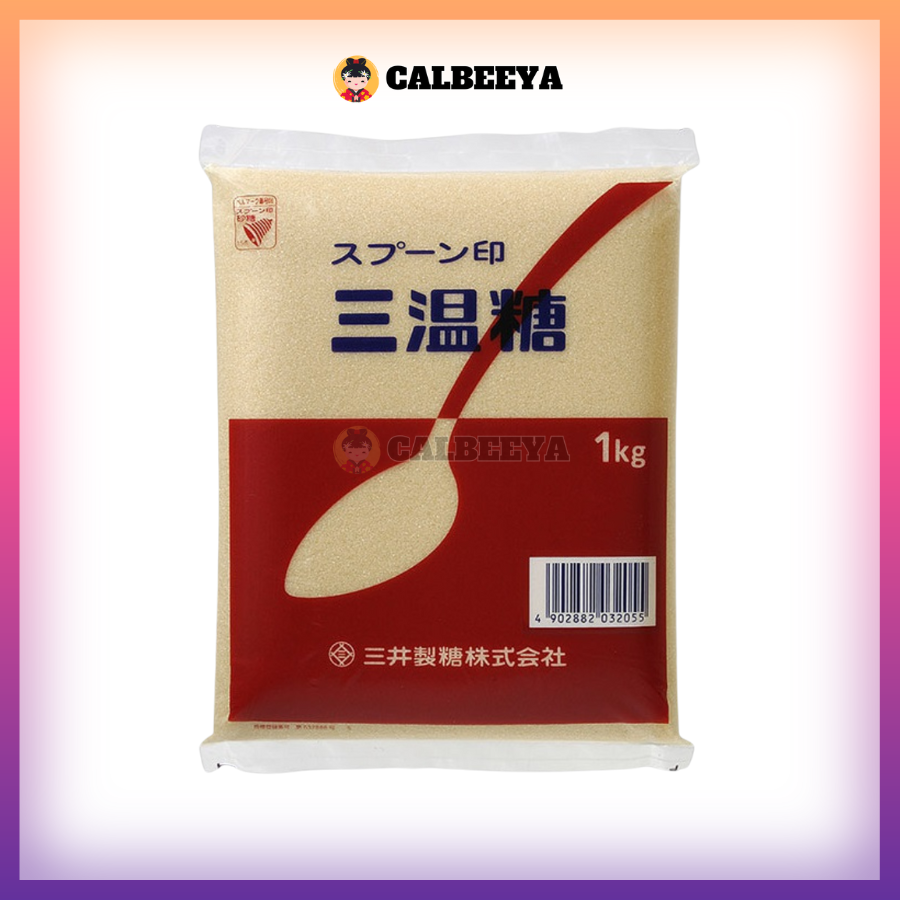 SPOON JIRUSHI Japan Brown Soft Sugar  1kg (2055) 三井製糖スプーン印 上 三温糖