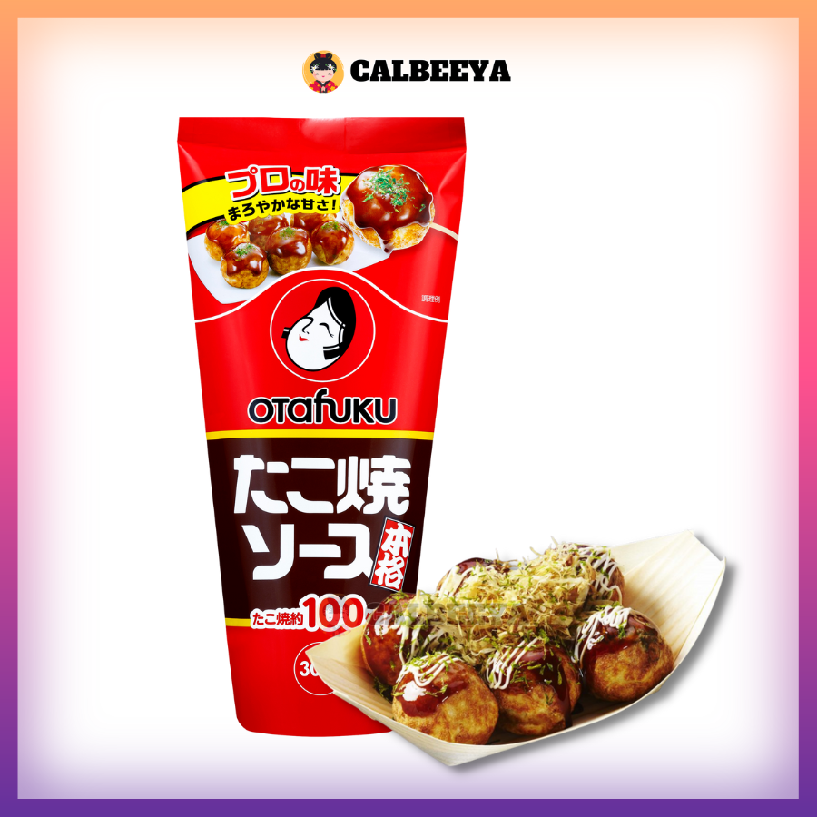 【NON-HALAL】OTAFUKU Takoyaki Sauce 300g - 6751 日章鱼烧酱调味料 Japan