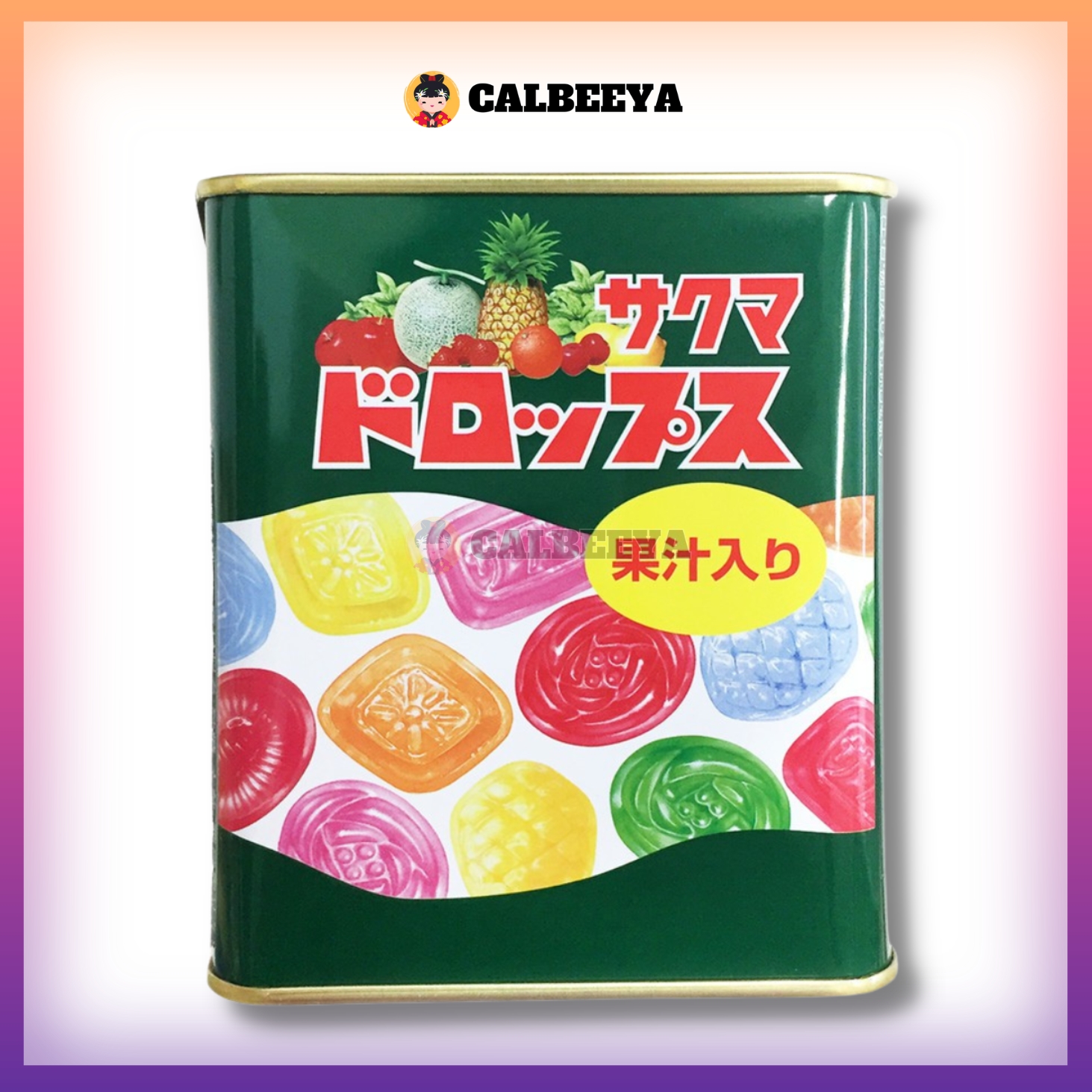 SAKUMA Fruits Can Drop Demon Slayer Series Candy - 4856 日本果汁糖果