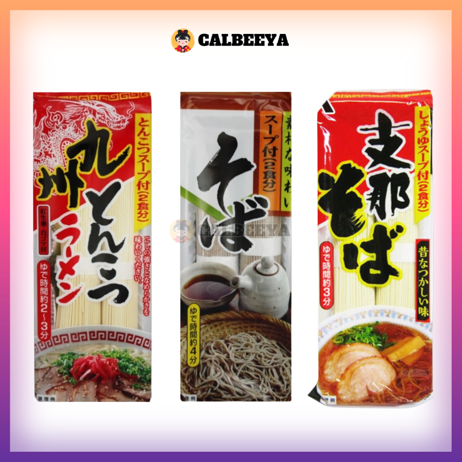 【NON-HALAL】SUNAOSHI RAMEN /// SOBA  - 日本面（内有调味包） JAPAN