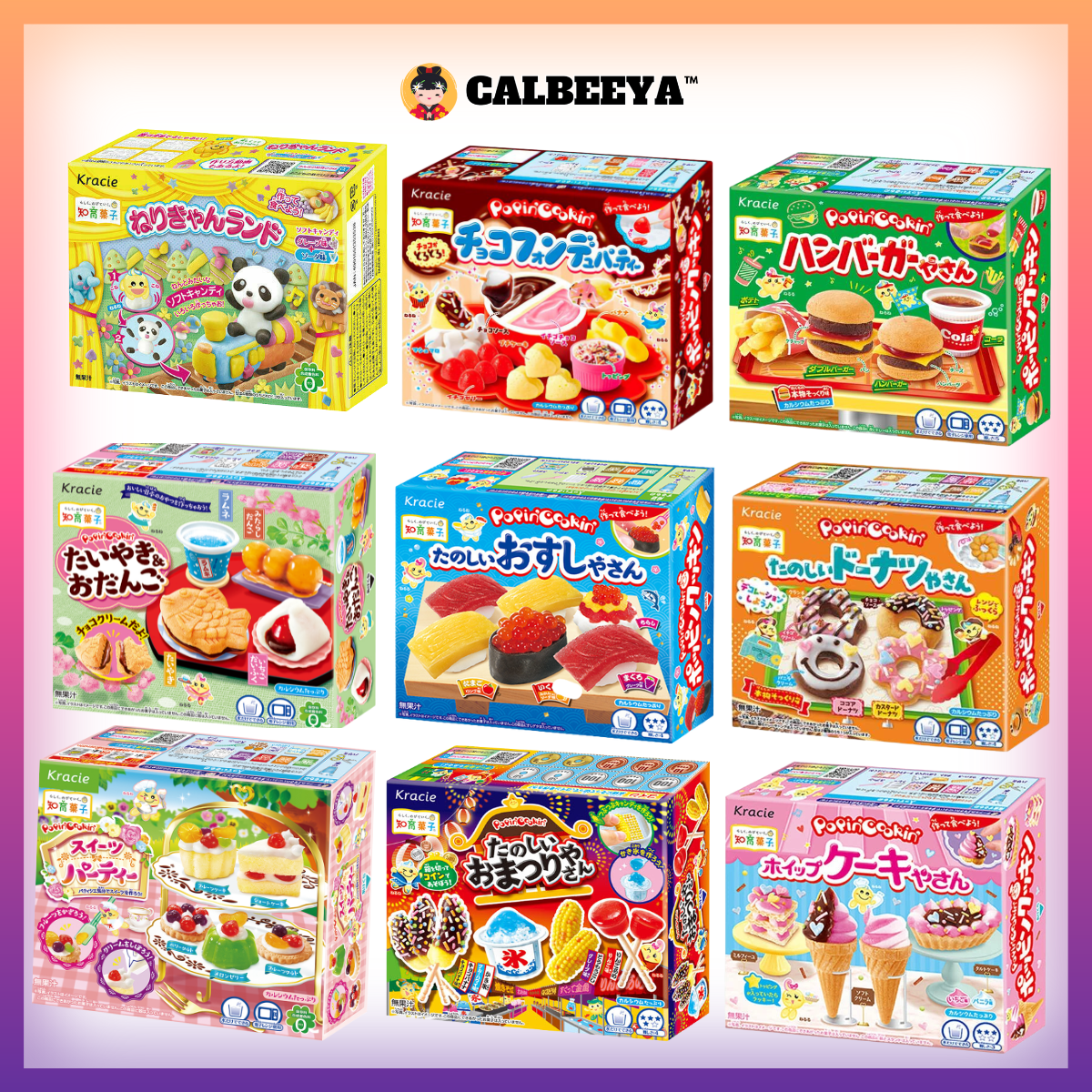 【NON HALAL】KRACIE & Heart Poppin Cookin 日本食玩 - Japanese DIY