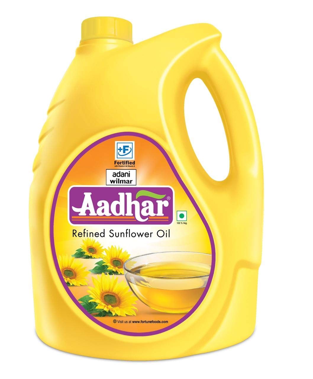 Aadhar Sunflower Oil (5lt Can)