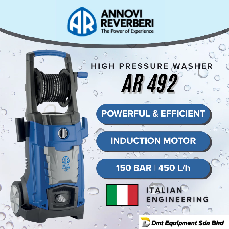 ANNOVI REVERBERI [2,100 W] (150 bar) 4 SERIES 492 Pressure Washer Water Jet Household Cleaning