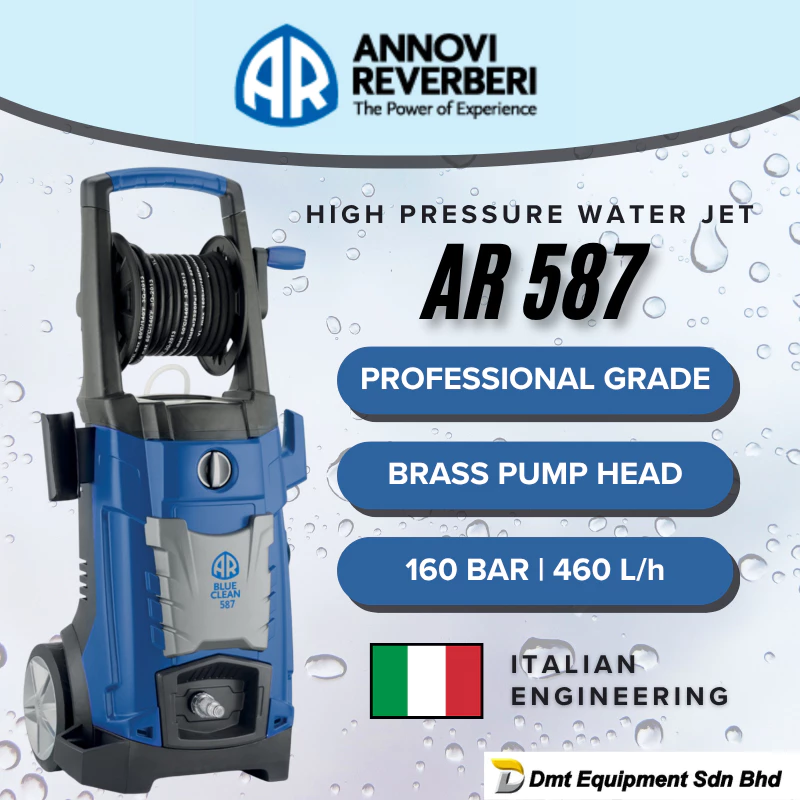 ANNOVI REVERBERI [2,500 W] (160 bar) 5 SERIES 587 Pressure Washer Water Jet Professional Cleaning