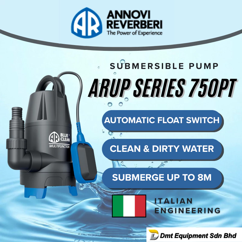 ANNOVI REVERBERI Submersible Pump ARUP SERIES 750PT Flood Swimming Pool Construction Tanks