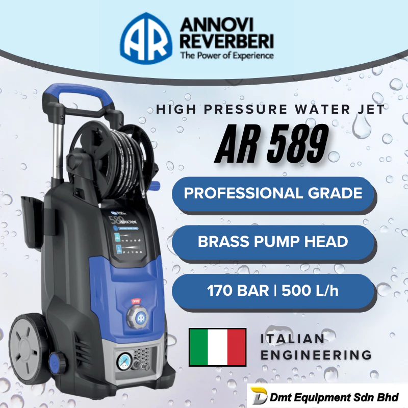 ANNOVI REVERBERI [2,500 W] (170 bar) 5 SERIES 589 Pressure Washer Water Jet Professional