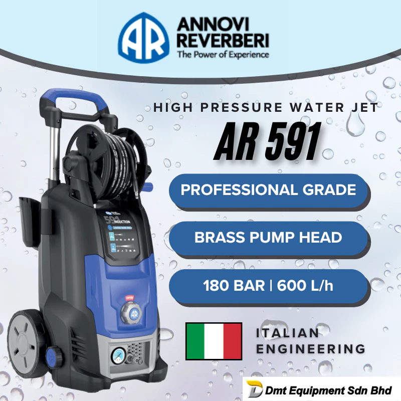 ANNOVI REVERBERI [2,800 W] (180 bar) 5 SERIES 591 Pressure Washer Water Jet Professional