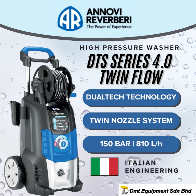 ANNOVI REVERBERI DTS SERIES 4.0 TWIN FLOW Pressure Washer Water Jet Dual Rotary Nozzle