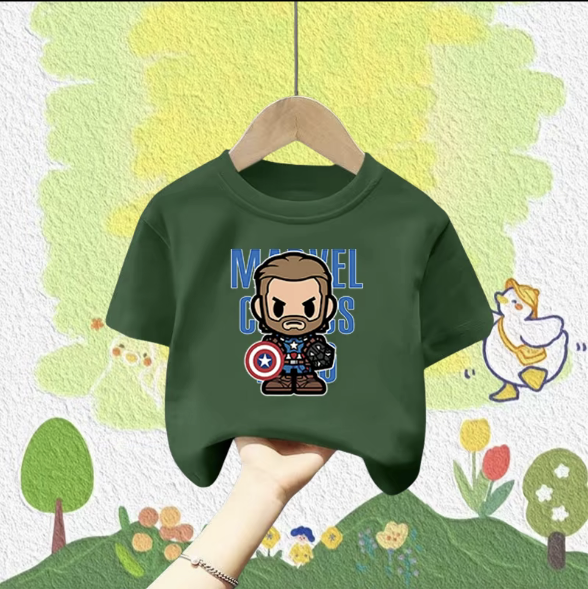 Green Kids T SHIRT 80cm