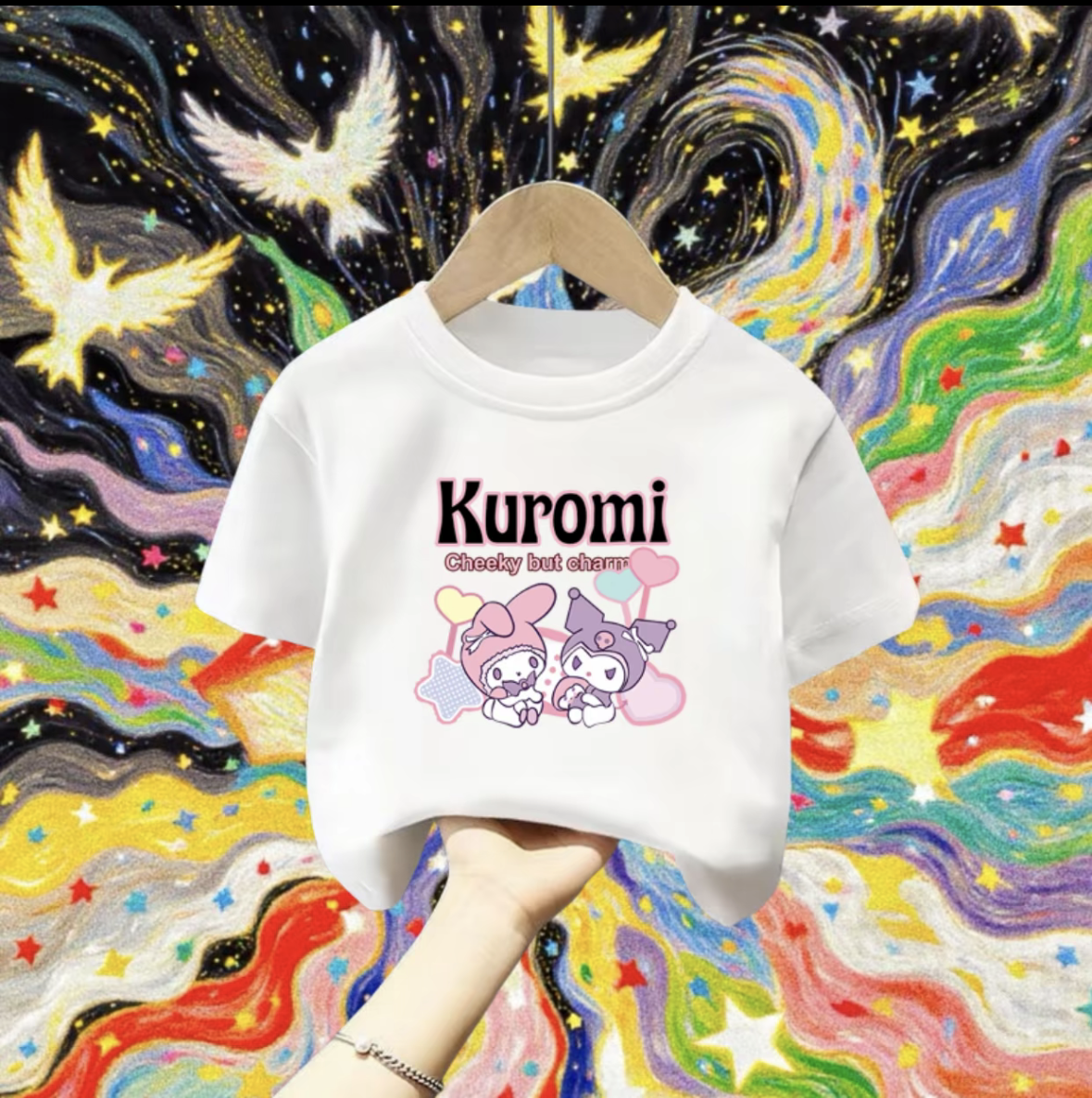 Kids T SHIRT 80cm - white Kuromi