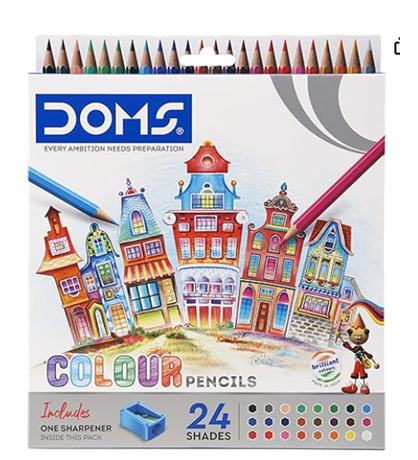 Doms colour pencils 24shades