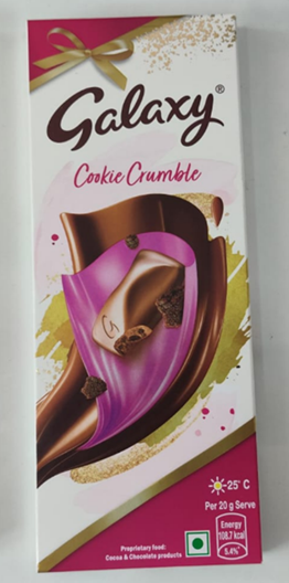 Galaxy cookie crumble 100gm