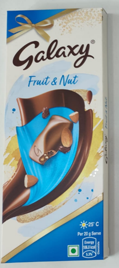Galaxy Fruit and Nut 100gm