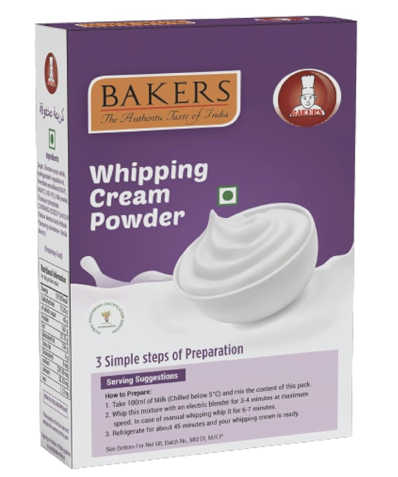 Bakers Whipping Cream Powder 50gm