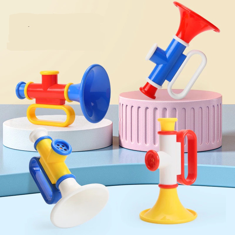 Home Baby Blowing Trumpet Toy Baby Plays Musical Instrument Music Enlightenment Training Trumpet Toys