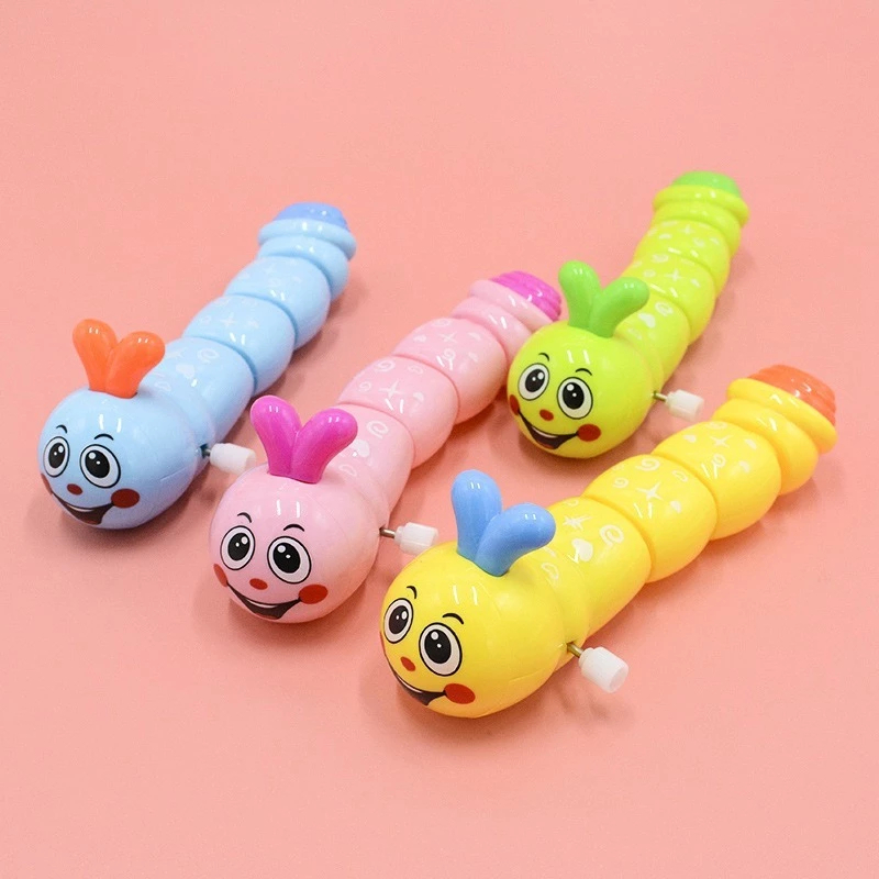 Funny Cartoon Winding Up Caterpillar Toys Cute Creative Children Clockwork Toys Baby Kids Learning Educational Toy