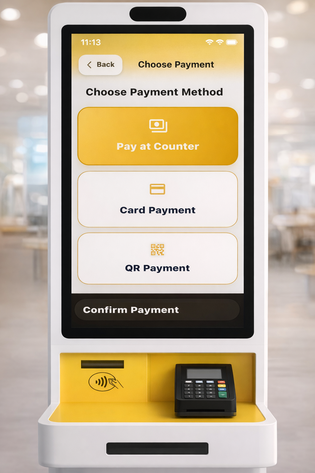 POS2U Kiosk F&B Screen 4