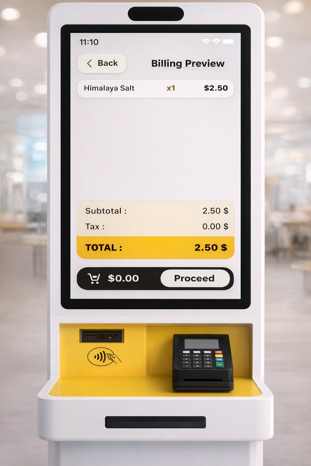 POS2U Retail Self Billing Screen 2